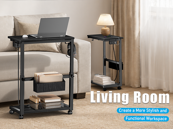 Adjustable pc floor stand