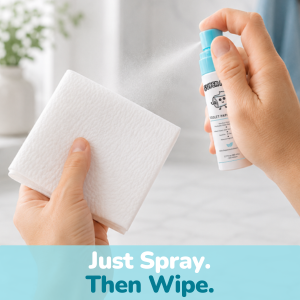 spray wipe