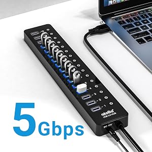 Transfer speed of up to 5Gbps