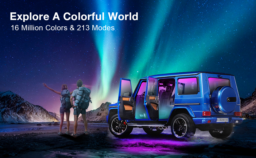 Automotive Ambient Lighting Kits for men women