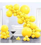 PartyWoo Yellow Balloons, 100 pcs Matte Yellow Balloons Different Sizes Pack of 36 Inch 18 Inch 1...