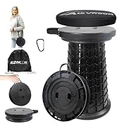 Upgraded XXL Collapsible Stool with Thick Cushion H 20.1" D 13", 1000Lbs Max Weight, Wider & Tall...
