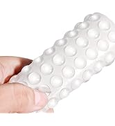 FATLODA 400PCS Cabinet Bumpers Clear Rubber Bumpers Self Adhesive, Soft Cabinet Door Bumper Pads,...