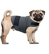 QIYADIN Dog Comfort Dog Anxiety Relief Coat, Breathable Shirts for Dogs, Dog Anxiety Vest Jacket ...