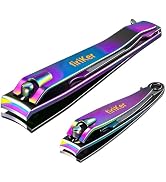 FiriKer Nail Clippers with Nail File,Fingernail Clipper,Toe Nail Clippers | Nail Clipper Set ( Ra...