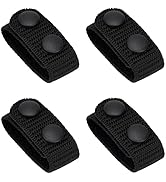 TACNEX Duty Belt Keeper Stays Nylon Belt Loop Holder Retainer for 2"/2.25" Wide Belt 4PCS Tactica...