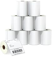 BETCKEY - 4" x 6" (102 mm x 152 mm) Shipping Labels Compatible with Zebra & Rollo Label Printer(n...