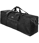 Fitdom 123L 42" Heavy Duty Extra Large Duffle with Upgrade Zipper, Durable & Water Resistant. Per...