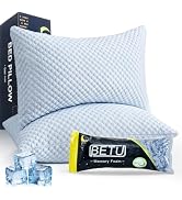 BETU Cooling Pillow Queen Size Set of 2, Breathable Shredded Memory Foam Cool Pillow for Hot Slee...