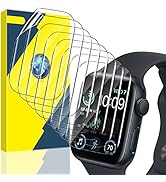 YMHML [ 8 Pack Screen Protector Compatible for Apple Watch 44mm SE Series 6 Series 5 Series 4, [U...