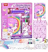 JoyCat DIY Journal Kit for Girls with Storage Bag, Birthday Gifts for 8 9 10 11 12 Year Old Girl ...