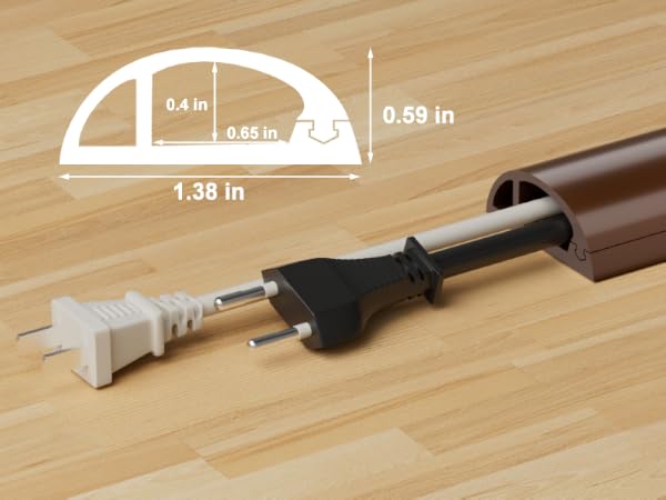 Floor Cord Cover Cable Protector