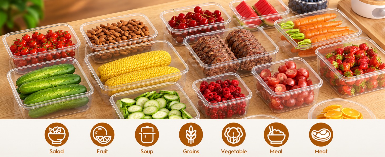 Food Storage Containers with Lids