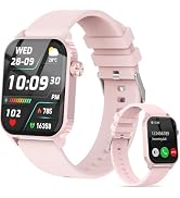 Smartwatch with 1.83 inches Screen, 120 Workout Modes, Bluetooth Call & Alarm Clock, IP67 Waterpr...