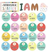 Boho Affirmation Station Bulletin Board Set Motivational Posters Classroom Mirror Growth Mindset ...
