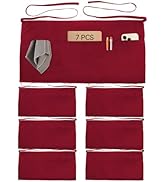 Xeoxarel Waist Aprons with 4 Pockets, Unisex Waitress Waiter Server Apron for Women and Man Half ...