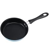 HAOHIZE Mini Frying Pan, Omelet Pans Stainless Steel Prevent Stick Induction Pot Round Breakfast ...