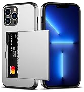 Nvollnoe for iPhone 13 Pro Max Case with Card Holder Heavy Duty Protective Dual Layer Shockproof ...