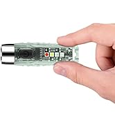 TUNENGE S12Plus Keychain Flashlight,610 High Lumen EDC Pocket Flashlight,USB C Rechargeable Mini ...