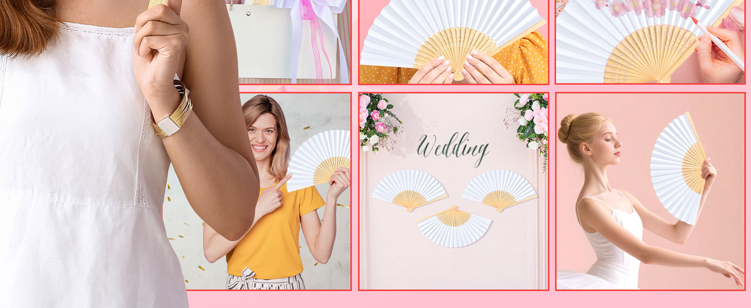 Handheld Paper Fans