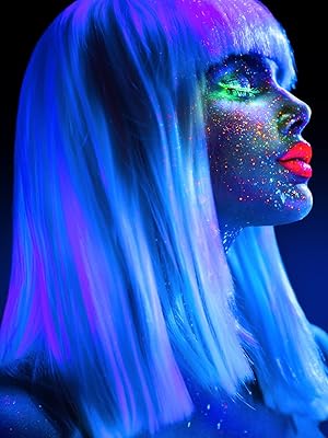 blacklights, face paint, body paint, neon glow, glow in the dark, glow parties, uv light glow
