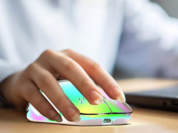 wireless mouse/rechargeable mouse/RGB wireless mouse green