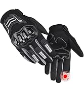 KEYSDEX Motorcycle Gloves for Men & Women - Touchscreen Compatible Full Finger Protective Gloves ...