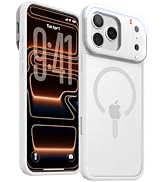 tesha for iPhone 17 Pro Max Case, Magnetic Phone Case with Selfie Fill Light & IR Hidden Camera D...