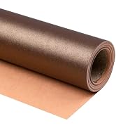 RUSPEPA Chocolate Brown Matte Wrapping Paper - Solid Color Pearly - luster Paper Perfect for Wedd...