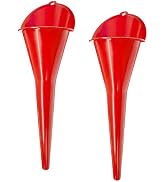 VCYOPN 2PCS Oil Funnel, Flexible Multi-Function Automotive Oil Funnel, Spill-Proof Plastic Long N...
