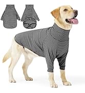 Recovery Suit for Dogs After Surgery Female Male Dog Onesie Neuter Spay Body Suit with Sleeve for...