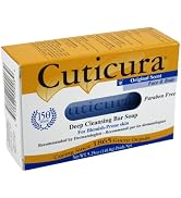 Cuticura Deep Cleansing Face and Body Soap ORIGINAL scent– Deep Cleansing Bar Soap for Blemish-Pr...