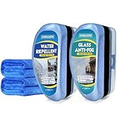 SHIELDOM Anti Fog & Water Repellent for Car Windshield Glass Rain Repellent Defogger Hydrophobic ...