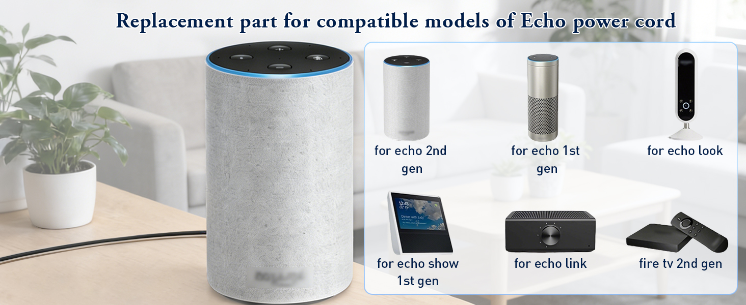 Alexa Echo 21W power cord