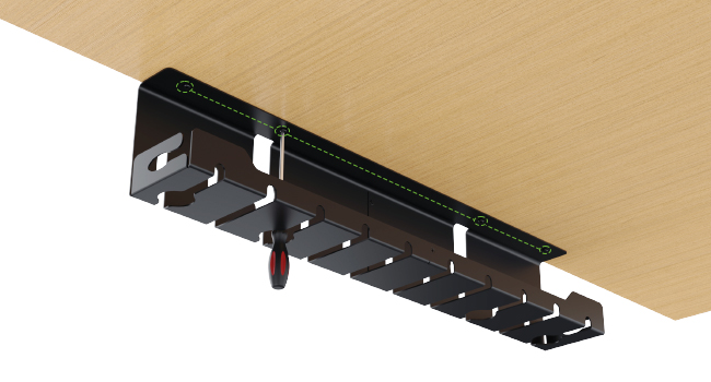 desk wire management