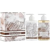 ROMIIE ZOI Sandalwood Liquid Hand Soap and Lotion - 320ml / 10.8 Fl Oz Each - Invigorating Zest, ...
