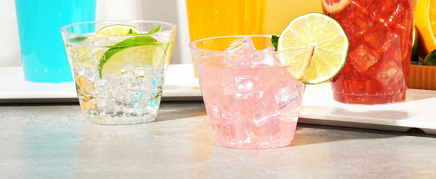 plastic cups