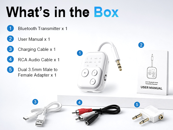 airplane bluetooth transmitter