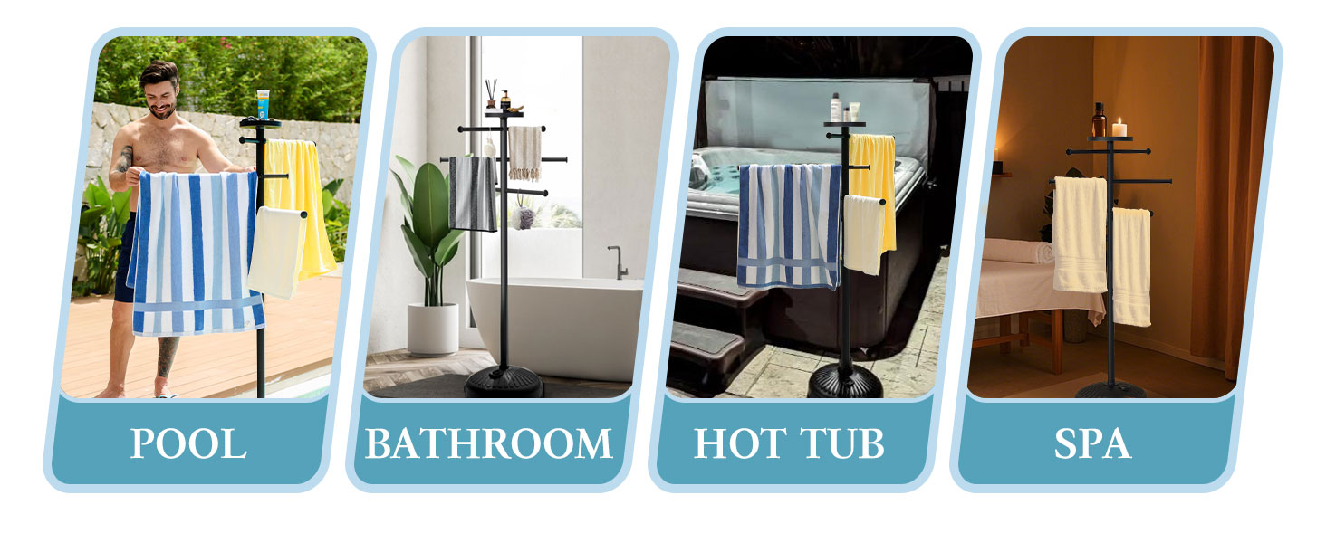 Towel Rack for Pool