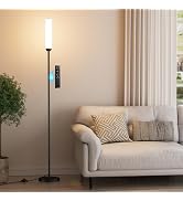 Ambimall LED Floor Lamp with Remote Control, 65" Standing lamp with Stepless Adjustable 3000K-650...