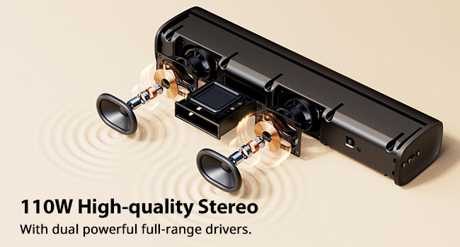 110W High-quality Stereo