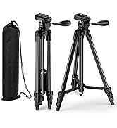 Elikliv Laser Level Tripod with Carry Bag, Elikliv Lightweight Adjustable Aluminum Alloy Tripod S...