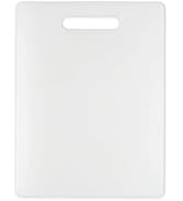 Dexas NSF Polysafe Cutting Board with Handle, 8.5 by 11 inches, White
