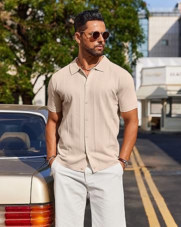mens knit shirts