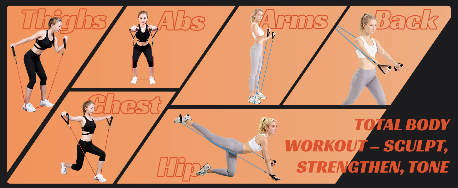 Total Body Workout – Sculpt, Strengthen, Tone, Abs Back Arms Chest Thighs Hip
