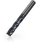 Lzcdelyxiao 1/2" End Mill,1/2" Extra Long End Mill, 4" Overall Length, 4 Flute, Solid Carbide Squ...