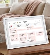 15.6 Inch WiFi Digital Photo Frame, Frameo Electronic Photo Frame with Smart Calendar Schedule Ma...