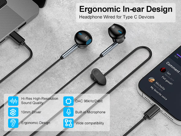 samsung headphones galaxy a56 samsung earbuds wired headphones for iphone 16 pro max earphones