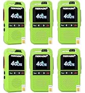 TIDRADIO TD-G100 Rapid Unlimited Range 4G LTE PoC Radios Long Range Walkie Talkies,Nationwide PPT...