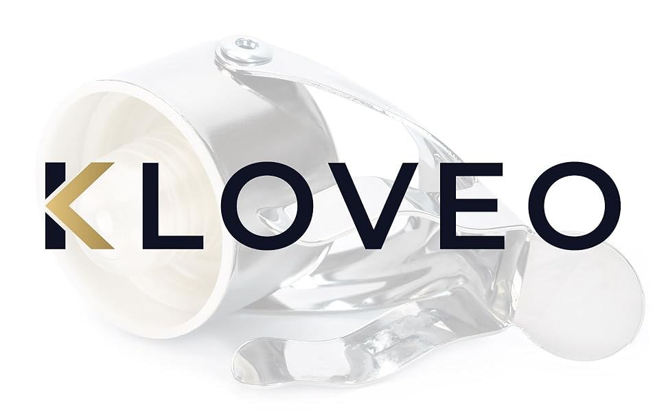 kloveo logo champagne stopper waf patented seal
